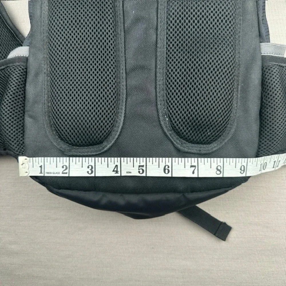 Rupumpack Hydration Backpack Black Gray Hiking Running Bag with Water Bladder